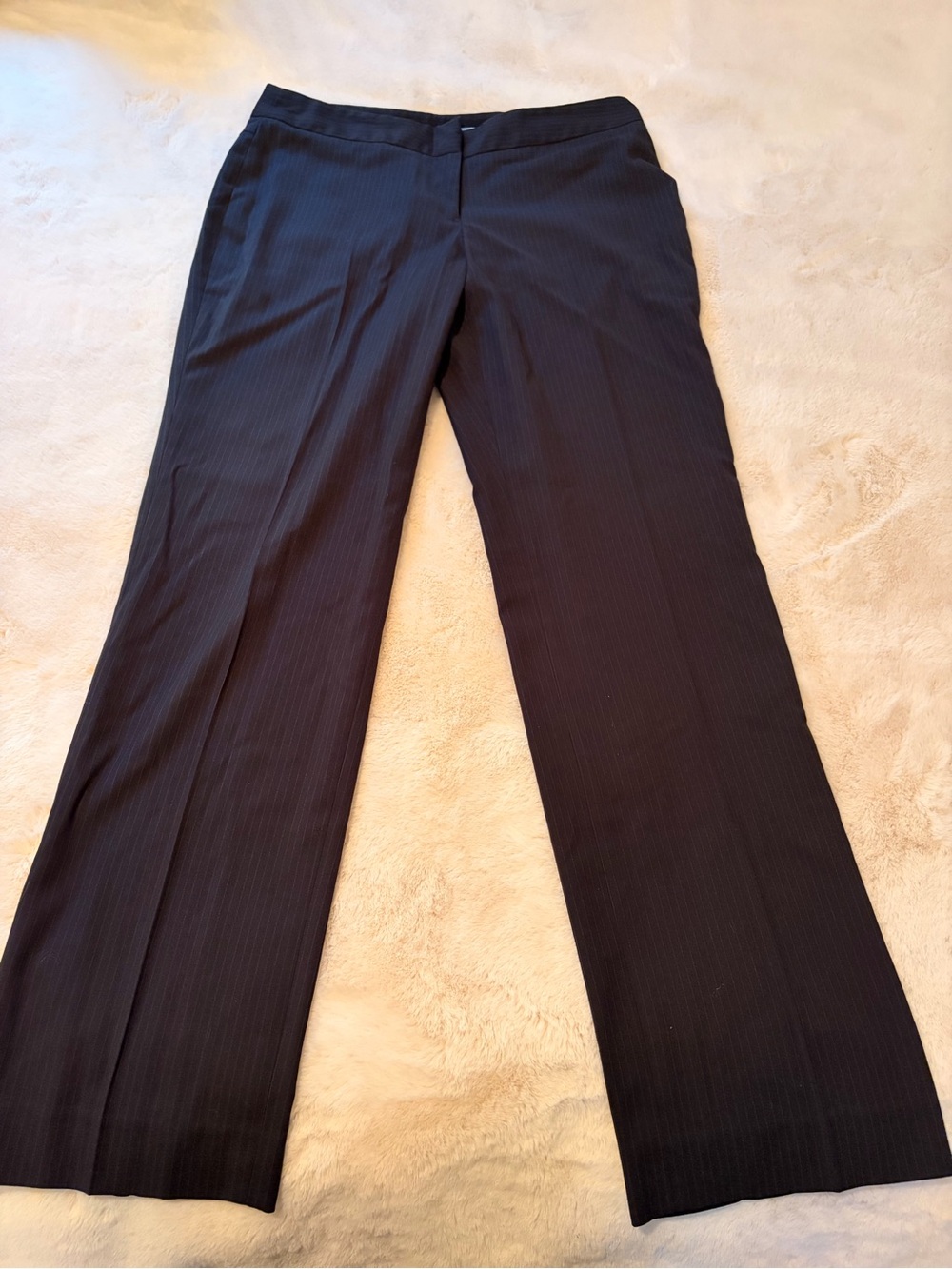 Doc & Amelia Black Pinstripe Dress Pants